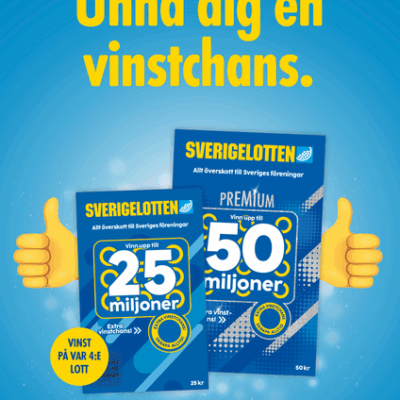 Sverigelotten från Folkspel vi säljer