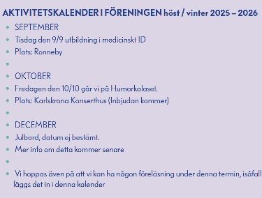 aktivitestkalender