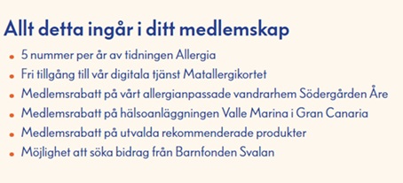 Medlemskapet innehåller